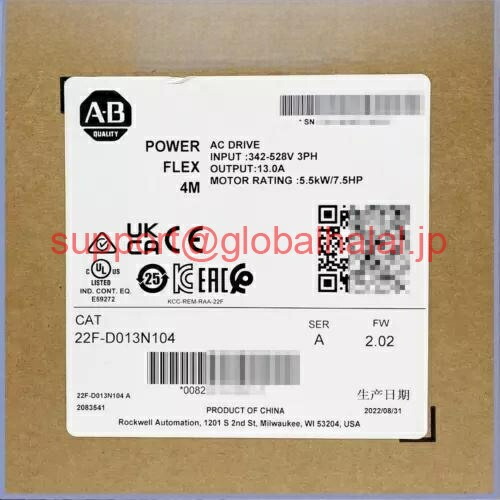 新品【日本の首都発★適当お願いごと書★代引可】ウディアレン?ブラッドリー 22FD024N104 PowerFlex 4M 11 kW 15 HP AC 運転 AB 22FD024N10 【６ヶ月引き受ける】