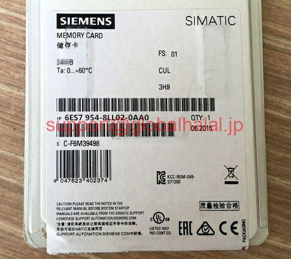 新品【日本の首都発★適当お願いごと書★代引可】6ES7 954-8LL02-0AA0 Siemens Memory Card 6ES79548LL020AA0 【６ヶ月引きうける】