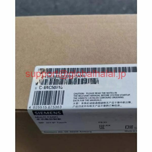 新品【東京発★適格請求書★代引可】シーメンス 6AV6643-0CB01-1AX1 6AV6 643-0CB01-1AX1 【６ヶ月保証】