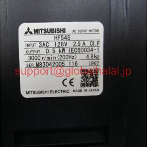 新品【日本の首都発★適当お願いごと書★代引可】三菱 HF54サーボ原動機（アウトエンコーダー） 【６ヶ月引き請ける】