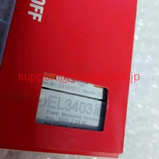 新品【日本の首都発★適当お願いごと書★代引可】Beckhoff EL3403-0010 PLCモデュール 【６ヶ月引きうける】