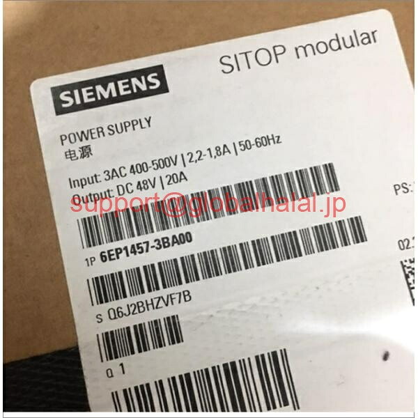 新品【東京発★適格請求書★代引可】シーメンス6EP1457-3BA00電源/ 【６ヶ月保証】｜Global Halal Japan