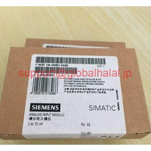新品【東京発★適格請求書★代引可】Siemens 6ES7134-4NB01-0AB0 PLCモジュール6ES71344NB01010AB0 * 【６ヶ月保証】