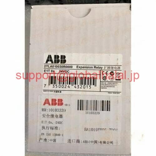 新品【東京発★適格請求書★代引可】 abb 2TLA010030R0000 E1T0S 安全リレー 【６ヶ月保証】