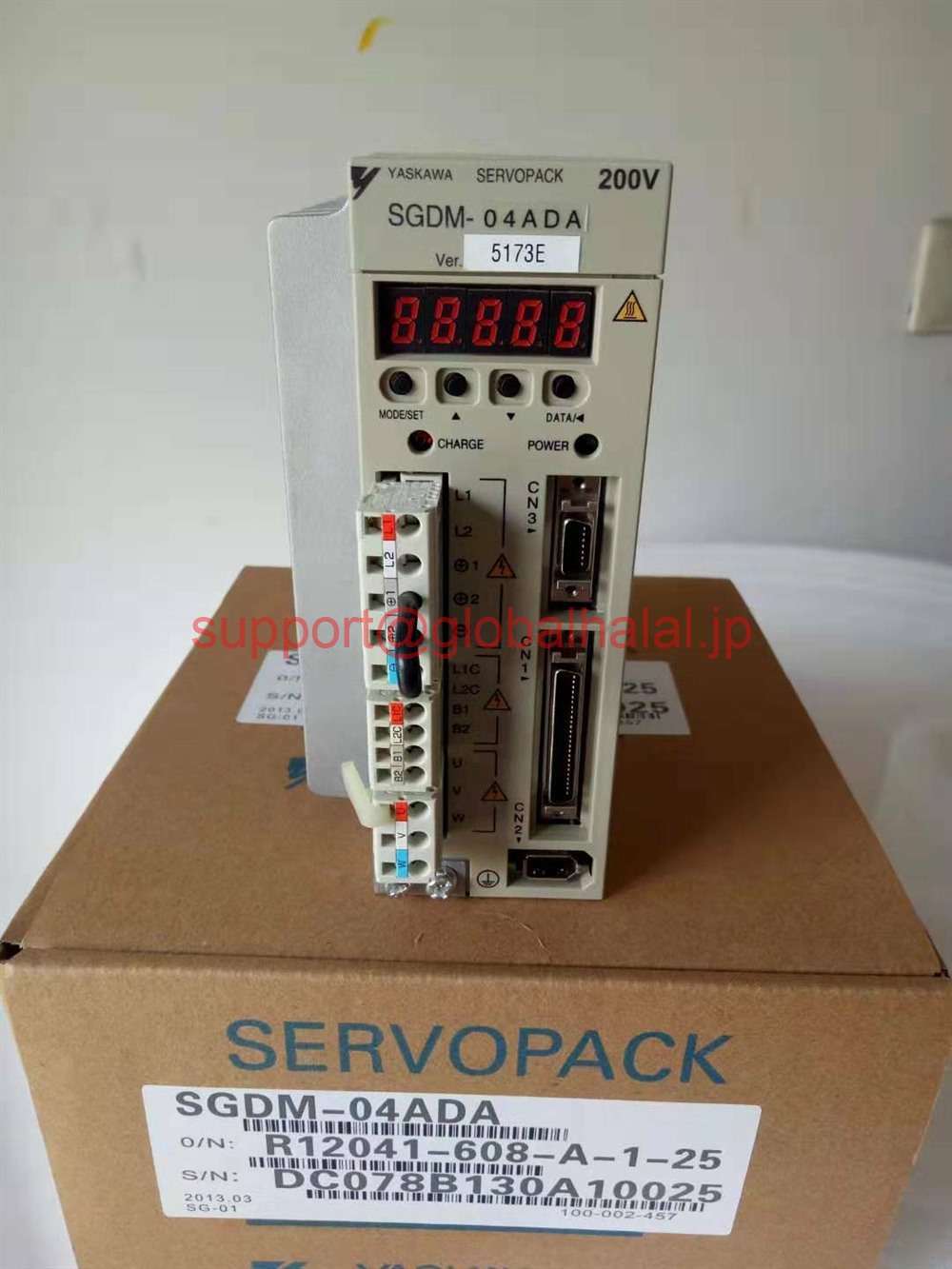 新品【日本の首都発★適当お願いごと★税込】YASKAWA/安川電機 SGDM-04ADA サーボ風呂敷き包み【６ヶ月引き受ける】