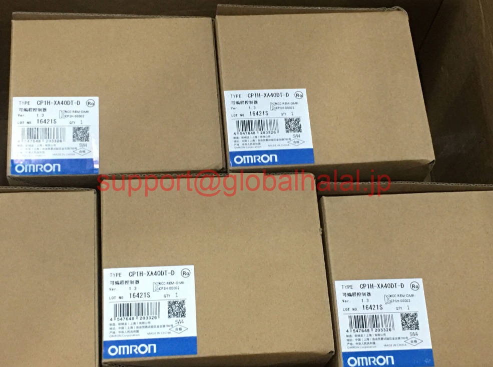新品【東京発★適格請求★税込】オムロンOMRON OMRON オムロン CP1H-XA40DT-D シーケンサ【６ヶ月保証】｜Global Halal Japan