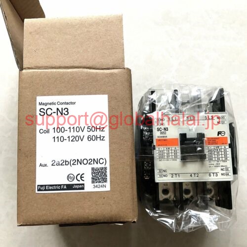 新品【東京発★適格請求★税込】富士電機　電磁接触器 SC-N3 ( 220V 110V 380V 選択可)【６ヶ月保証】｜Global Halal Japan
