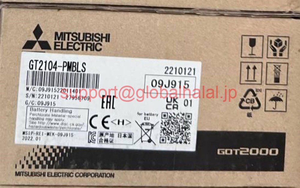 新品【東京発★適格請求★税込】三菱　GT2104-PMBLS　グラフィックオペレーションターミナル【６ヶ月保証】｜Global Halal Japan