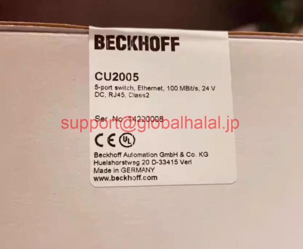 新品【日本の首都発★適当お願いごと書★税込】BECKHOFF CU2005取り替えっこゲーム盤モデュール  【６ヶ月引きうける】