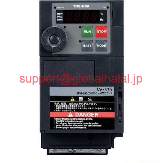 新品【東京発★適格請求書★代引可】インバーターVFS15-4004PL1三相400V/0.4kW【６ヶ月保証】｜Global Halal Japan 81,142円
