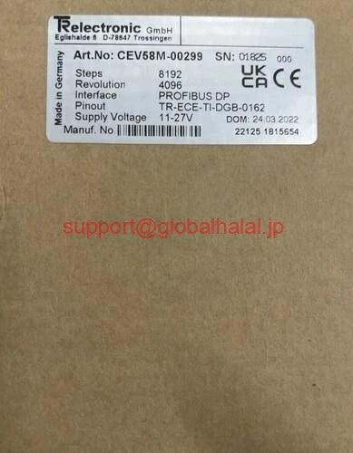新品【東京発★適格請求書★代引可】TR Electronic CEV58M-00299エンコーダー。 。 // ups #yによる出荷 【6ヶ月保証】|Global Halal Japan