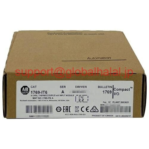 新品【日本の首都発★適当お願いごと書★代引可】AB 1769-IT6 / a CompactLogix Thermocouple / MVインプットモデュール工業プラント密閉  【６ヶ月引き請ける】 その他-パソコン・周辺機器
