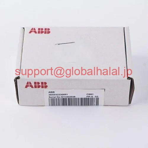 新品【東京発★適格請求書★代引可】CI801 3BSE022366R1D3 【６ヶ月保証】｜Global Halal Japan
