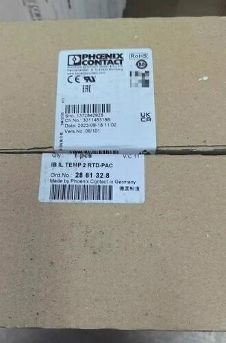 新品【東京発★適格請求書★代引可】モジュールIB IL TEMP 2 RTD-PAC 2861328 【６ヶ月保証】｜Global Halal Japan 93,550円