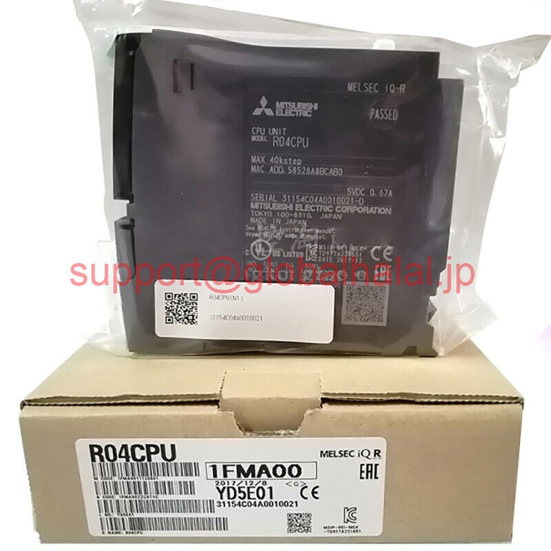 新品【東京発★適格請求書★税込】MITSUBISHI/三菱 R04CPU シーケンサCPUユニット【６ヶ月保証】｜Global Halal Japan