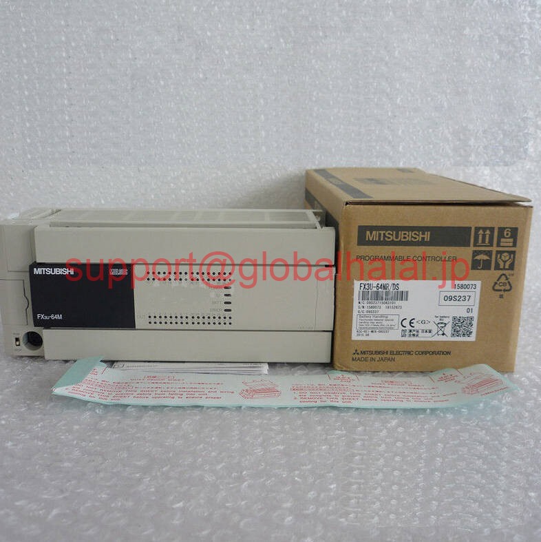 新品【東京発★適格請求書★税込】MITSUBISHI/三菱 マイクロシーケンサー 基本ユニット FX3U-64MR/DS【６ヶ月保証】｜Global Halal Japan
