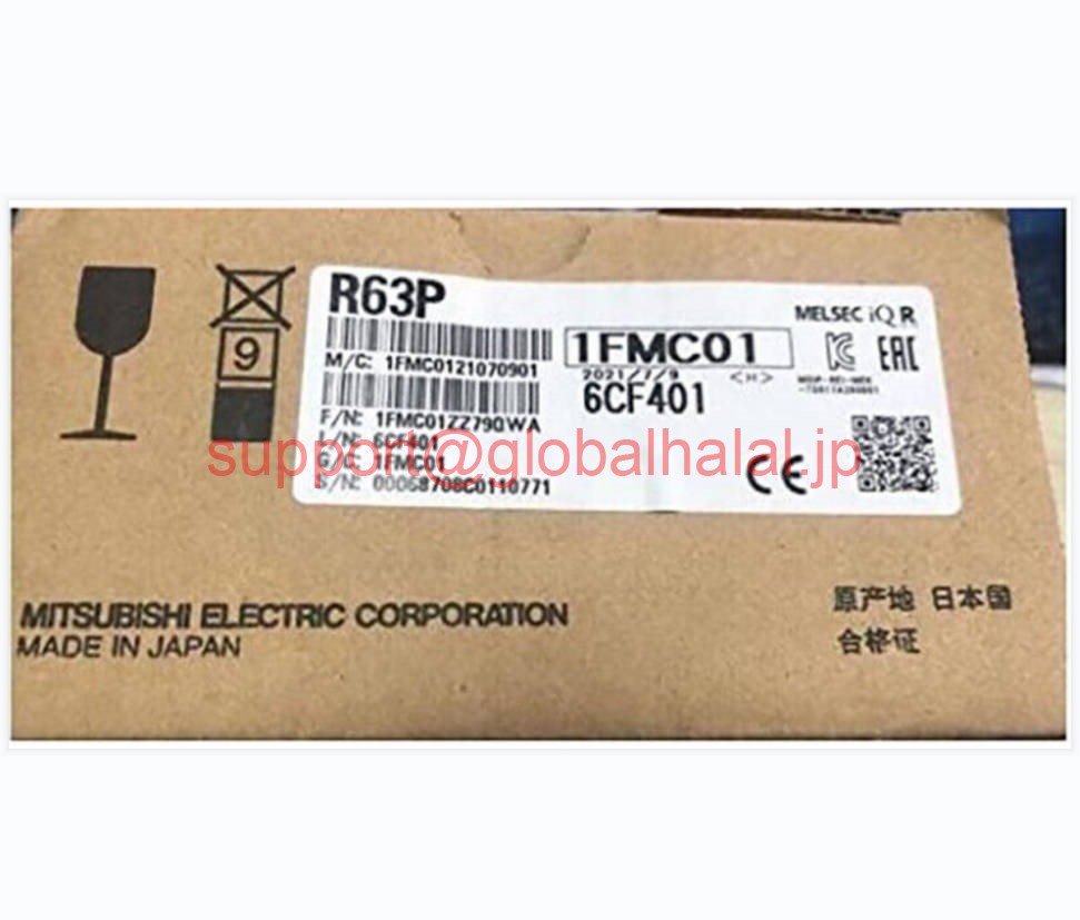 新品【東京発★適格請求書★税込】三菱 MITSUBISHI R63P シーケンサ【６ヶ月保証】｜Global Halal Japan