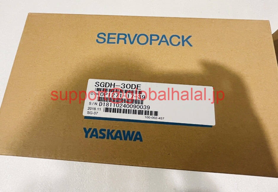 新品【東京発★適格請求書★税込】 YASKAWA / 安川電機 サーボドライバー SGDH-30DE【６ヶ月保証】｜Global Halal Japan 214,500円