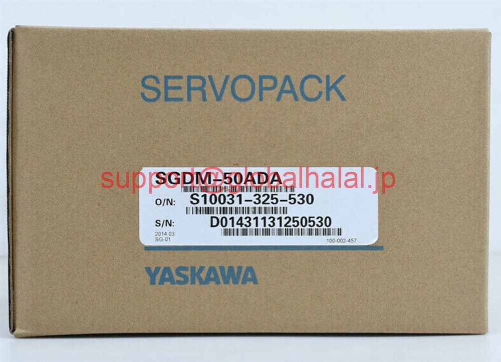 新品【東京発★適格請求書★税込】 YASKAWA / 安川電機 サーボドライバ SGDM-50ADA 【６ヶ月保証】｜Global Halal Japan