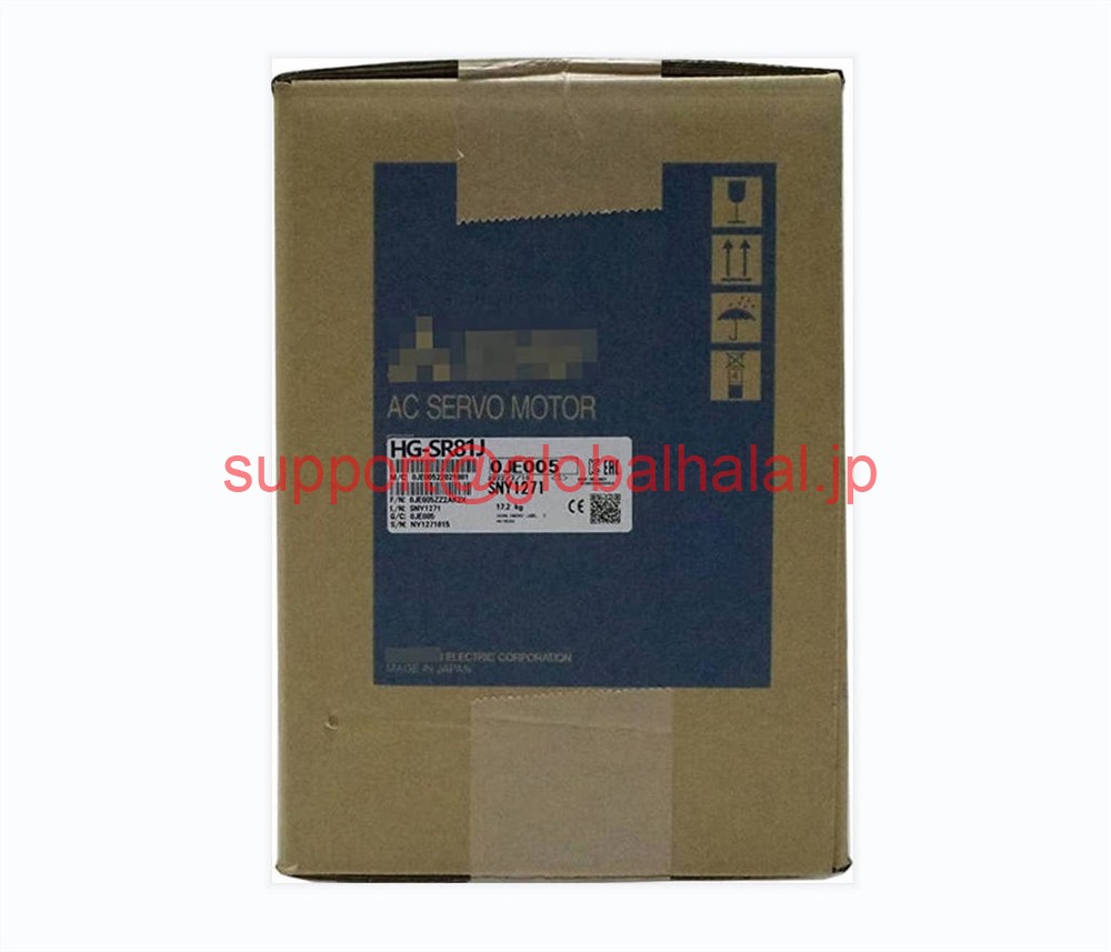 新品【東京発★適格請求書★税込】 三菱 サーボモーター HG-SR81J 【6ヶ月保証】|Global Halal Japan
