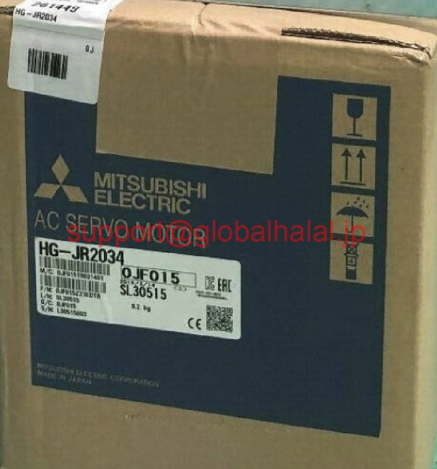 新品【東京発★適格請求書★税込】 三菱 サーボモーター HG-JR2034 【６ヶ月保証】｜Global Halal Japan 243,500円