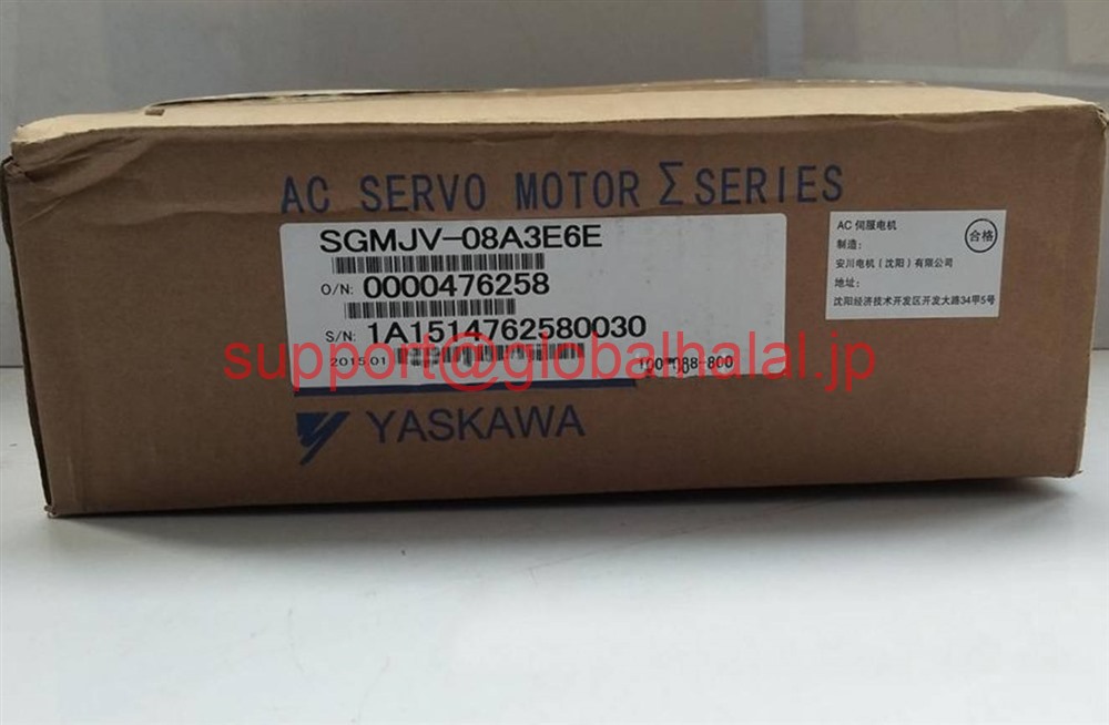新品【日本の首都発★適当お願いごと書★税込】 YASKAWA / 安川電機 サーボ原動機 SGMJV-08A3E6E【６ヶ月引き受ける】