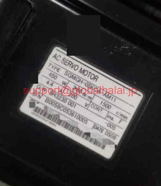 新品【東京発★適格請求書★税込】 YASKAWA / 安川電機 サーボモータ SGMGH-05KCA-AM11【6ヶ月保証】|Global Halal Japan