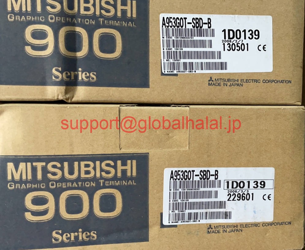 新品【日本の首都発★適当お願いごと書★税込】 MITSUBISHI/三菱 A953GOT-SBD-B タッチスクリーン 【６ヶ月引き受ける】