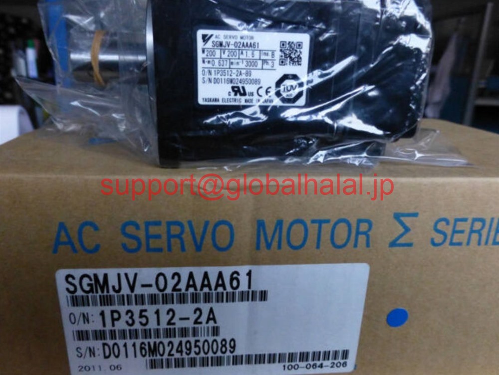 新品【東京発★適格請求書★税込】 YASKAWA / 安川電機 サーボモータ SGMP-02AAA61【６ヶ月保証】｜Global Halal Japan