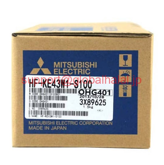新品【東京発★適格請求書★税込】 三菱　サーボモーター HF-KE43W1-S100 【６ヶ月保証】｜Global Halal Japan