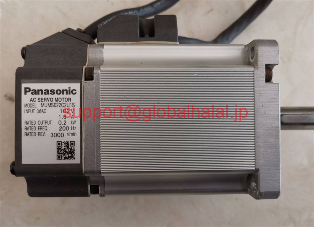 新品【東京発★適格請求書★税込】 PANASONIC/パナソニック サーボモータ MUMS022C2U1S【６ヶ月保証】｜Global Halal Japan