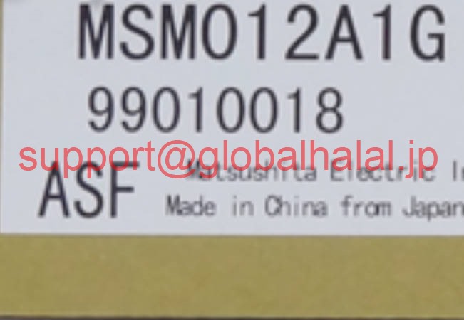 新品【日本の首都発★適当お願いごと書★税込】 Panasonic サーボ原動機 MSM012A1G 【６ヶ月引き受ける】