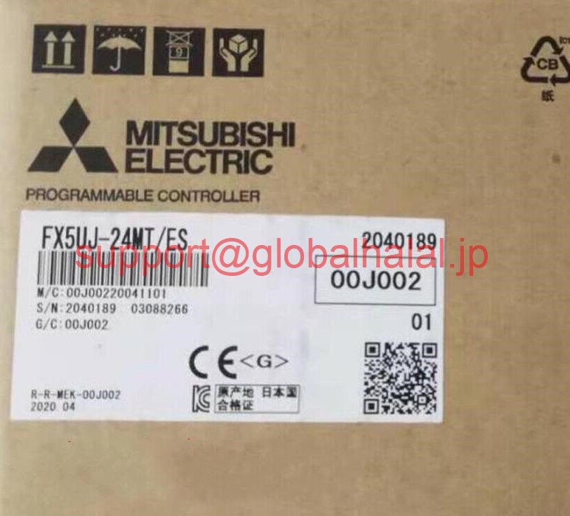 新品【東京発★適格請求書★税込】MITSUBISHI/三菱電機 　FX5UJ-24MT/ES（FX5UJ-24MT/ES-A）　シーケンサー【６ヶ月保証】｜Global Halal Japan