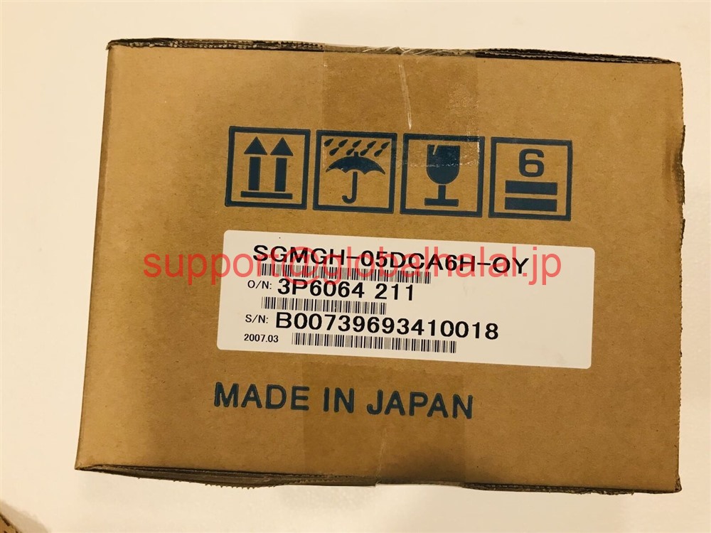 新品【東京発★適格請求書★税込】 YASKAWA / 安川電機 サーボモータ SGMGH-05DCA6H-OY 【６ヶ月保証】｜Global Halal Japan
