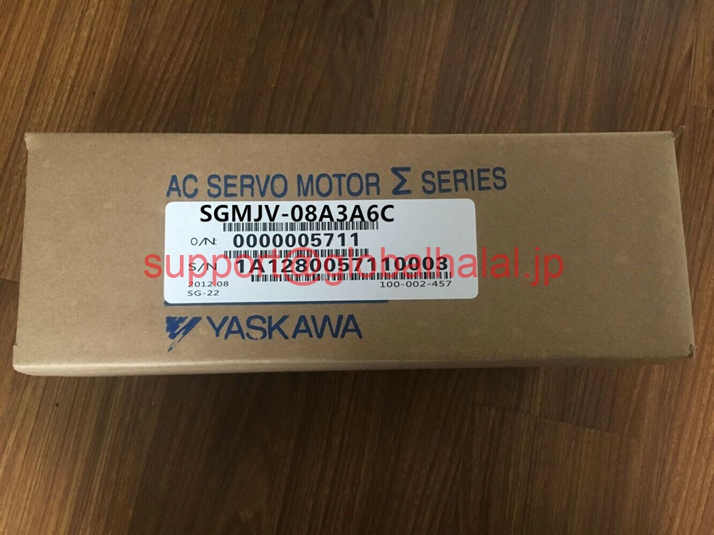 新品【日本の首都発★適当お願いごと書★税込】 YASKAWA/安川 サーボ原動機 SGMJV-08A3A6C 【６ヶ月引き受ける】