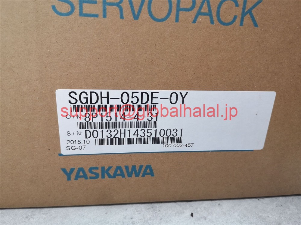 新品【東京発★適格請求書★税込】 YASKAWA / 安川電機 サーボドライバー SGDH-05DE-OY 【６ヶ月保証】｜Global Halal Japan
