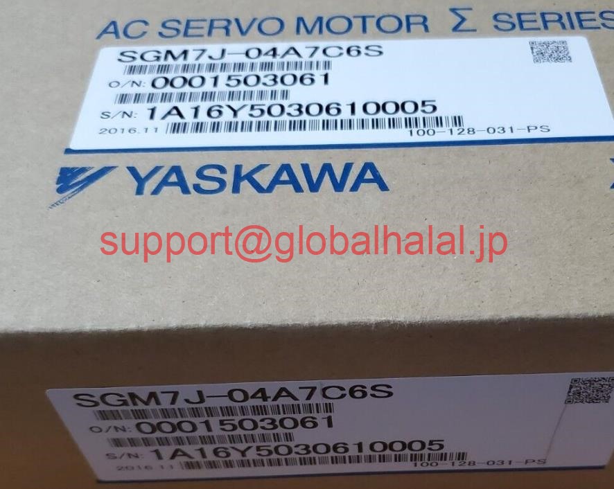 新品【東京発★適格請求書★税込】 YASKAWA / 安川電機 サーボモータ SGM7J-04A7C6S【６ヶ月保証】