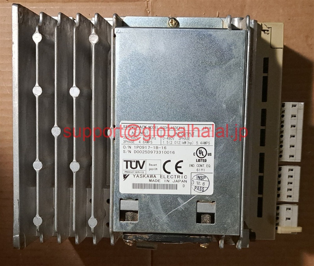 新品【東京発★適格請求書★税込】 YASKAWA サーボドライバー SGDH-15DEY12 【６ヶ月保証】｜Global Halal Japan