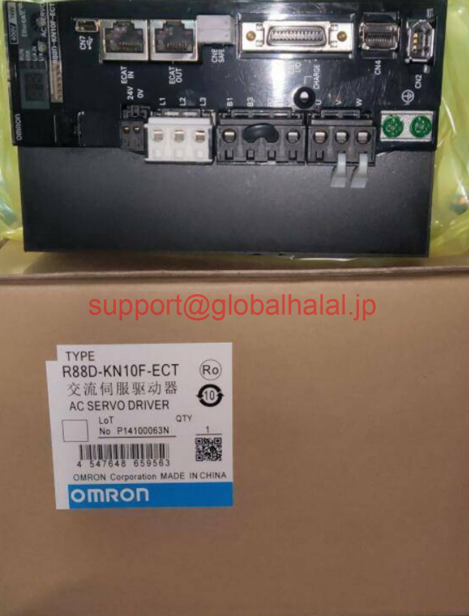 新品【東京発★適格請求書★税込】 OMRON サーボドライバー R88D-KN10F-ECT 【6ヶ月保証】|Global Halal Japan