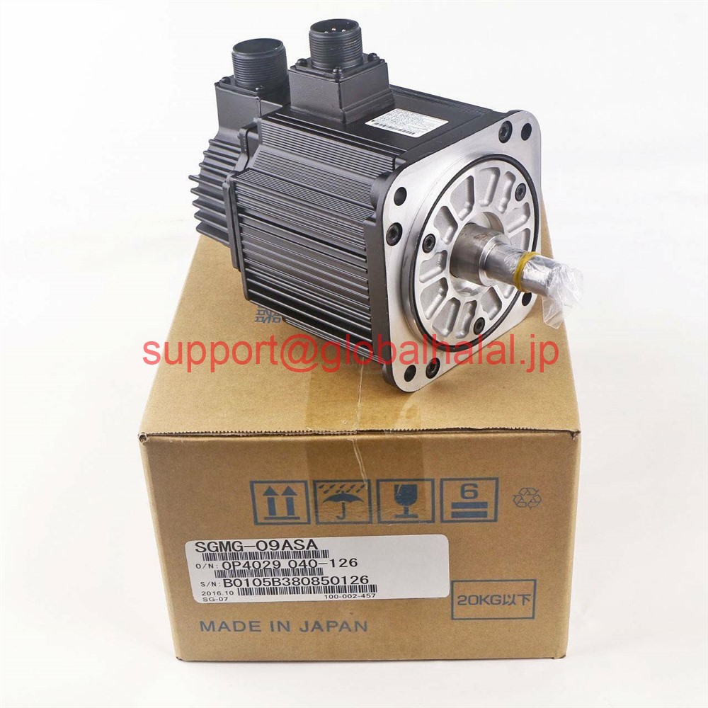 新品【東京発★適格請求書★税込】 YASKAWA サーボモータ SGMG-09ASA 【６ヶ月保証】