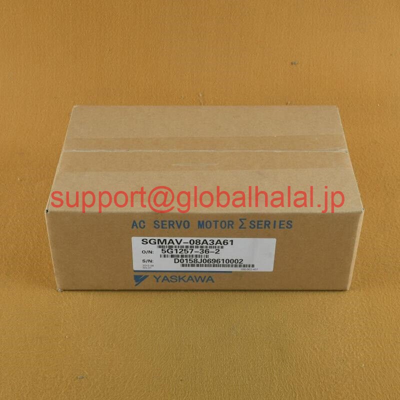 新品【東京発★適格請求書★税込】 YASKAWA サーボモーター SGMAV-08A3A61 【６ヶ月保証】