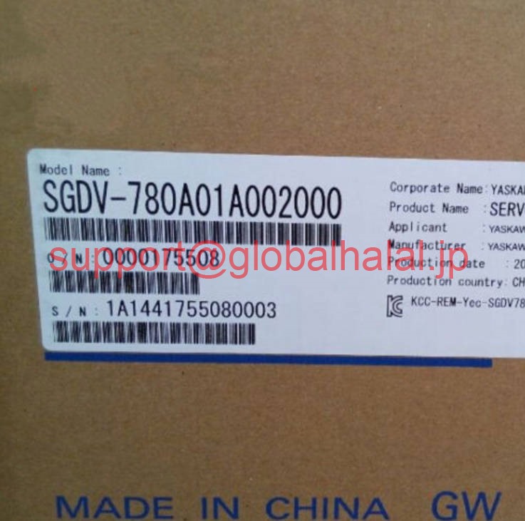 新品【東京発★適格請求書★税込】 YASKAWA サーボドライバー SGDV-780A01A002000 【6ヶ月保証】|Global Halal Japan