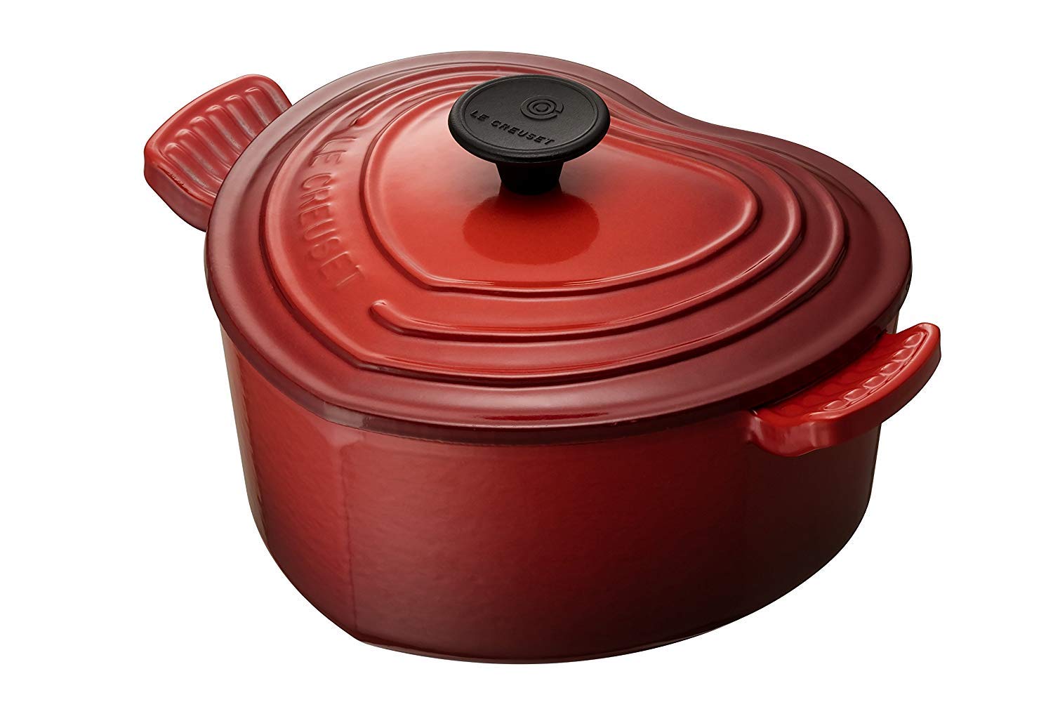 ル・クルーゼ(Le Creuset) 鋳物 ホーロー 鍋 ココット・ダムール チェリーレッド ガス IH オーブン 対応 結婚祝い 記念日 ブライダル ギフト プレゼント【日本正規販売品】