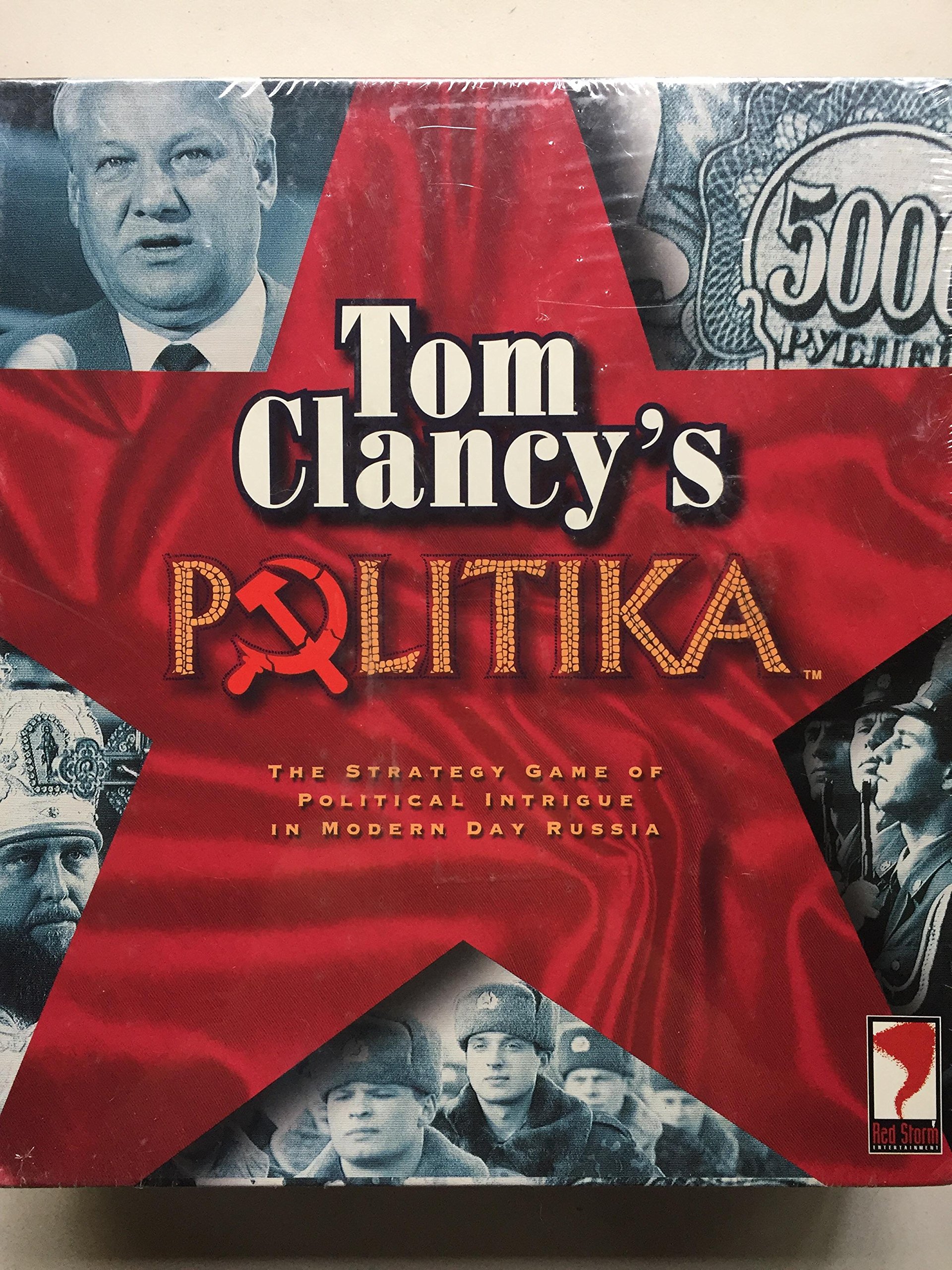 Tom Clancy\u0027s Politika Board Game 1997 Red Storm sealed