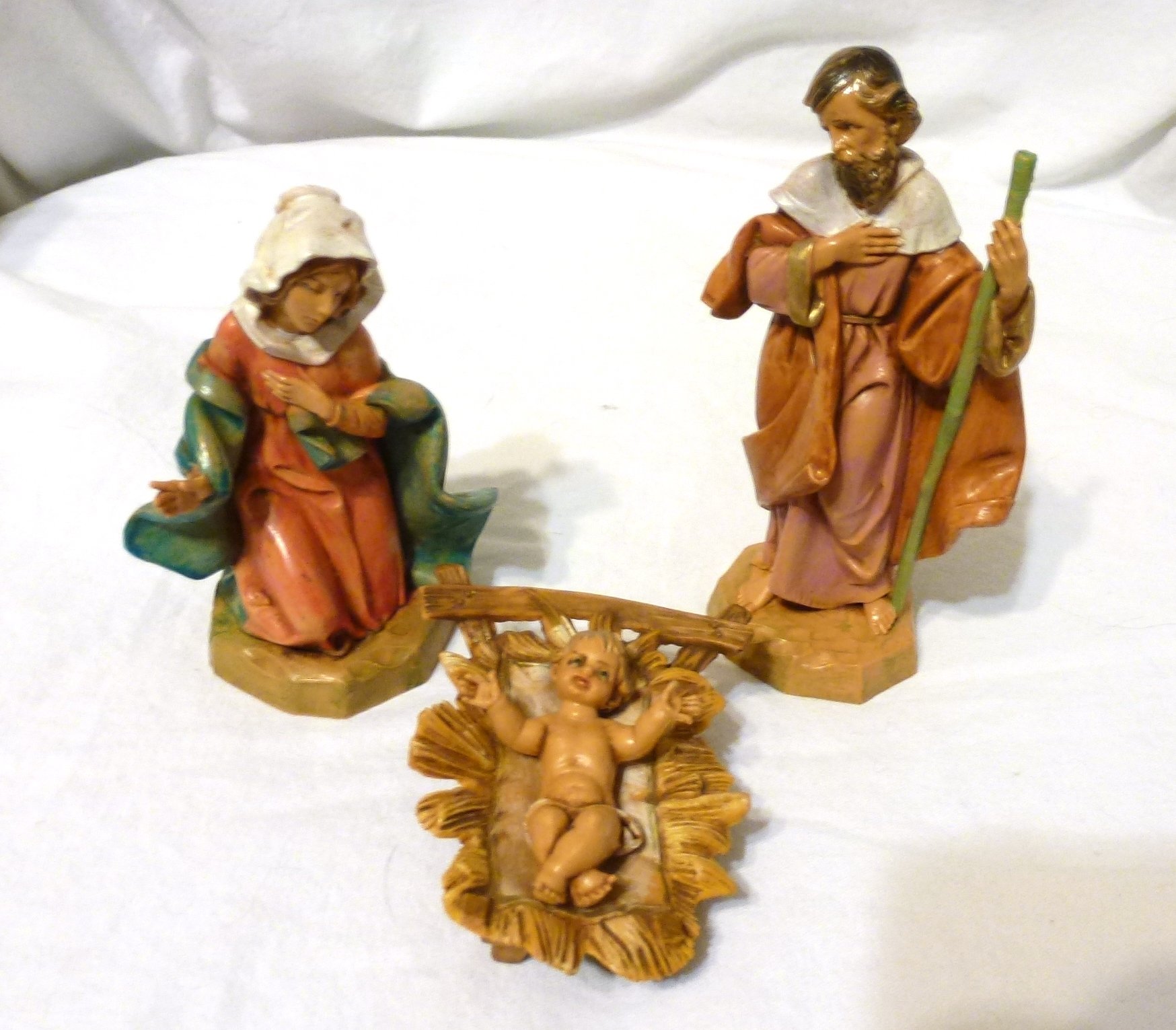 Fontanini by Roman Classic Holy Family Nativity Set  3-Piece  13糎 Each