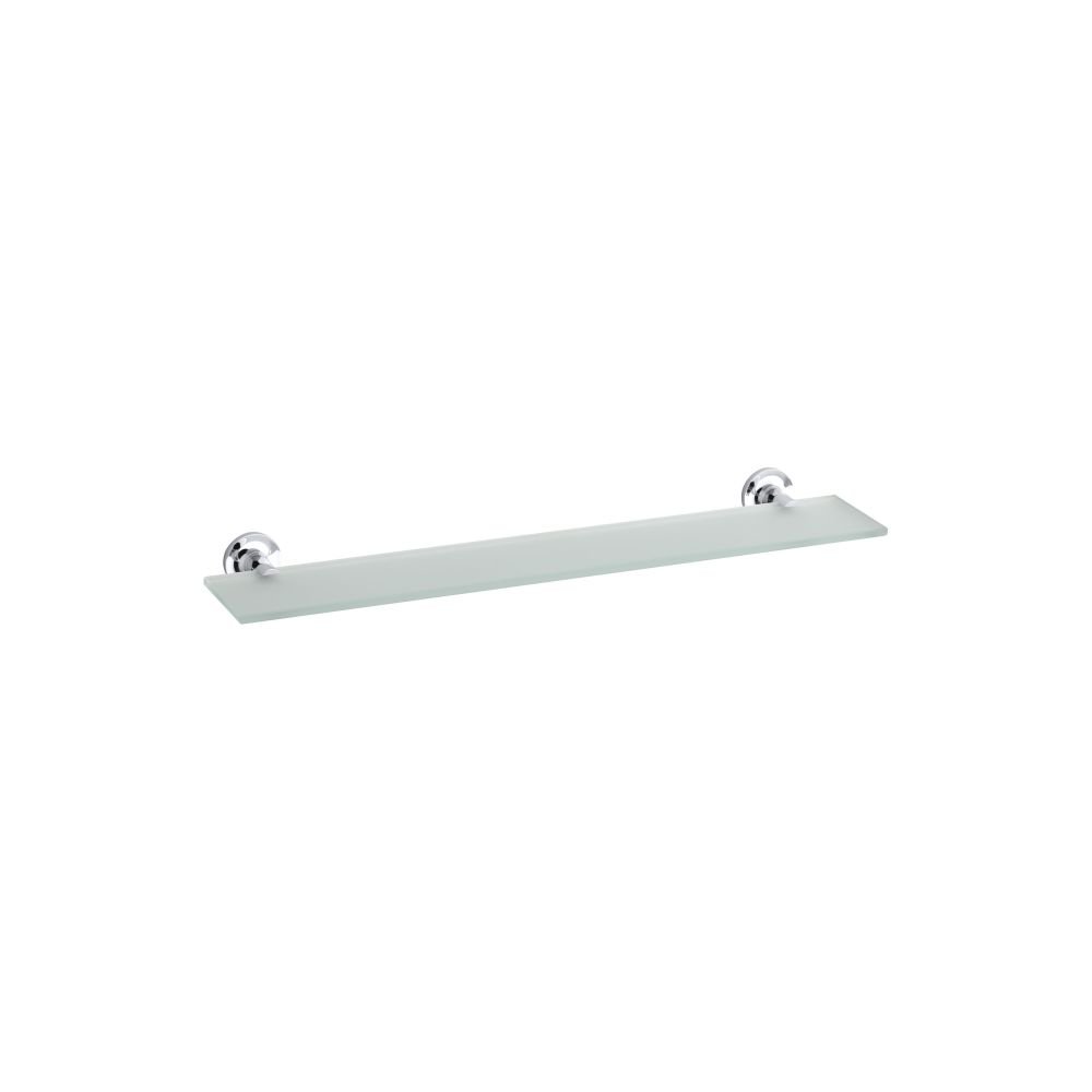 KOHLER K-14440-CP Purist Glass Shelf  Polished Chrome