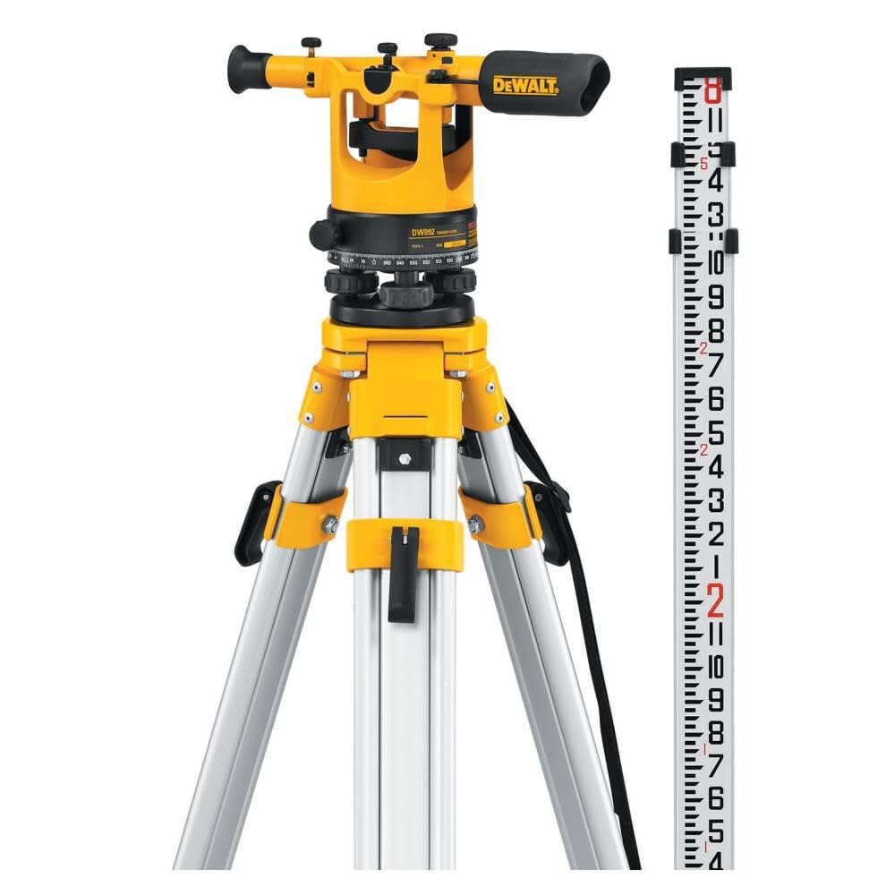 DEWALT トランジットレベル 三脚架 極点 持ちはこび入れもの付き添い人 倍率20倍 (DW092PK)