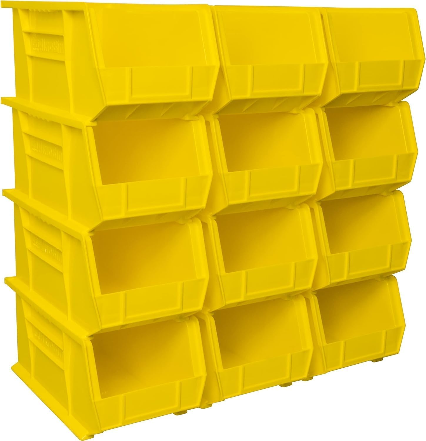 akro-mils 30240 15inby 8-inch by 7-inch可塑性物質記憶装置Stacking Hanging Akro Bin、木ノ実、12容器に並べる