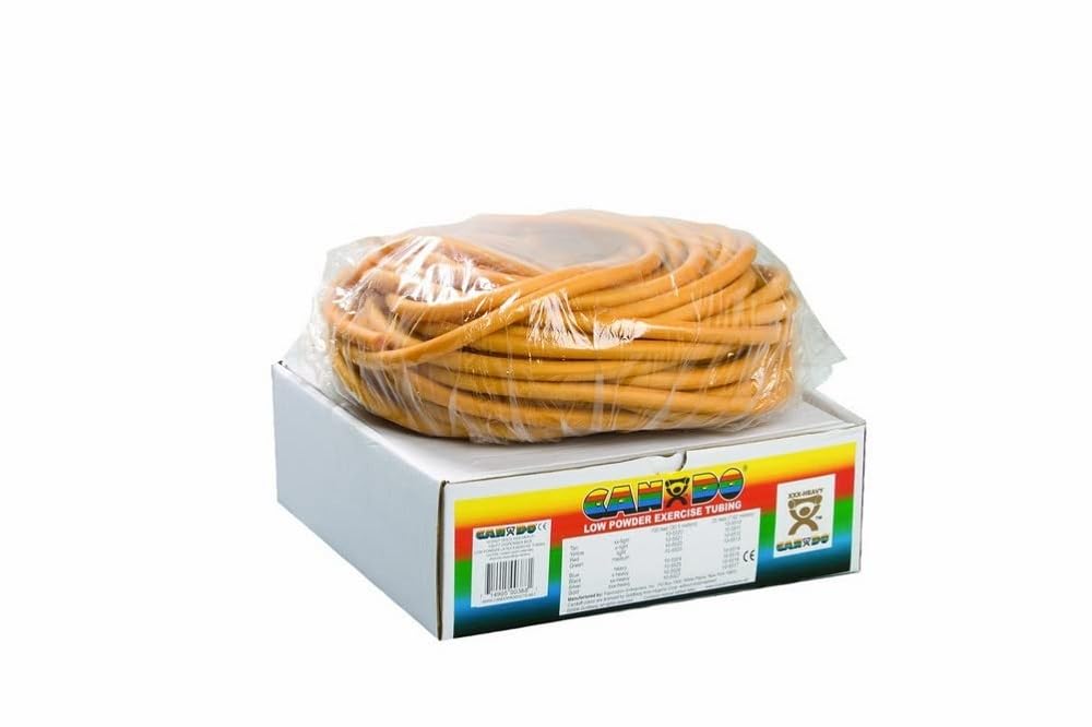 CanDo? Low Powder Exercise Tubing - 100' dispenser roll - Gold - xxx-heavy｜global研究所 27,254円