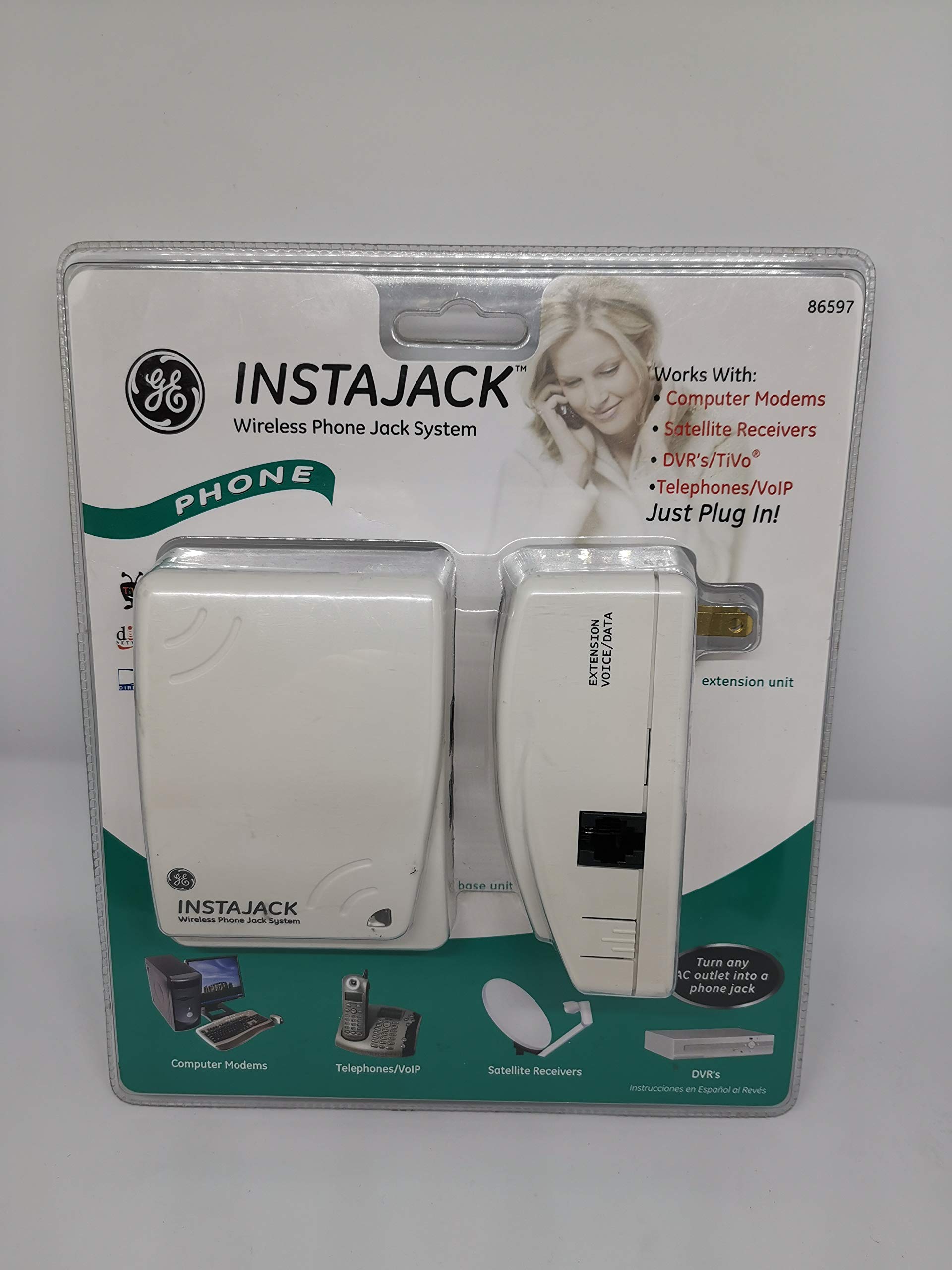 GE TL86597 InstaJack Wireless Phoneline Jack by GE [並行輸入品]